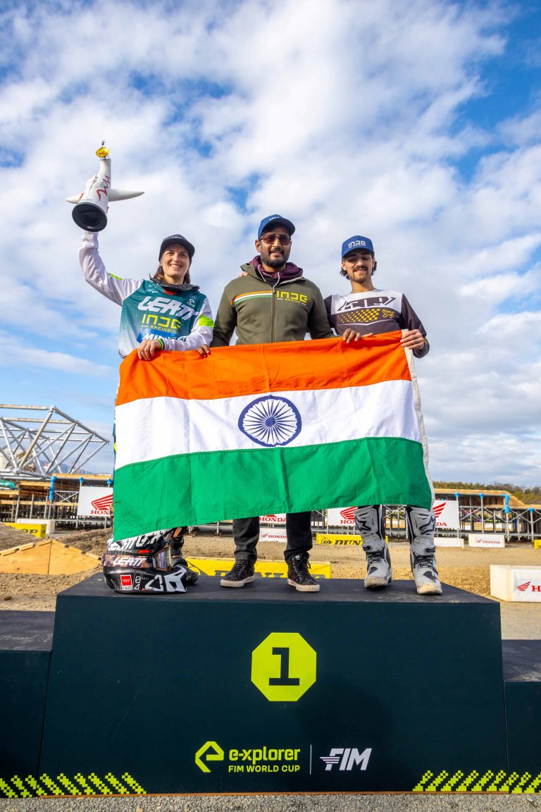 INDE Racing achieves historic podium finish at the FIM e-xplorer World Cup