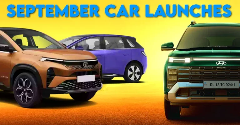 New car launches in India in September 2024